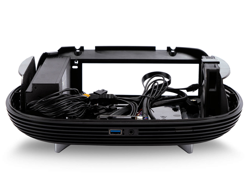 200W 80OPLUS GOLD電源内蔵されたMini-ITX向けケース