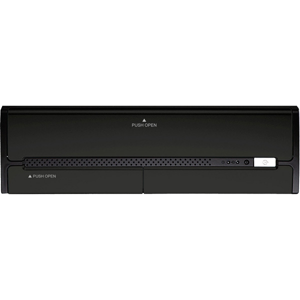 300W 80PLUS BRONZE電源搭載 MicroATX＆ITX用 スリムタワーケース ブラックカラーモデル