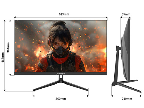 ゲーミング液晶ディスプレイ 27型/3840×2160/HDMI×2、DP×2/ブラック/スピーカー有/2年保証