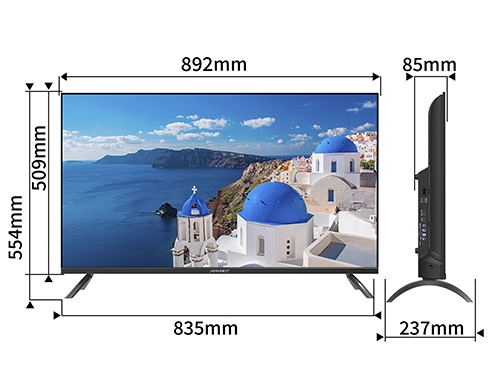 液晶ディスプレイ 40型/1920×1080/HDMI×2、USB×2/ブラック/スピーカー有/3年保証