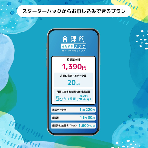 日本通信SIM スターターパック