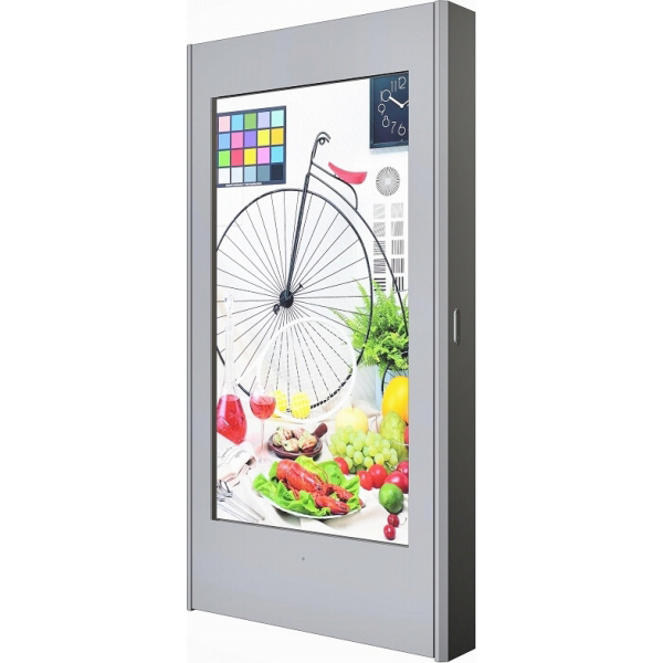 屋外75インチキオスクサイネージ 75型/3840×2160/HDMI/グレー/スピーカー：あり