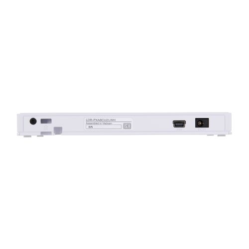 ポータブルDVDドライブ/USB Type-C/データ書き込み/ホワイト