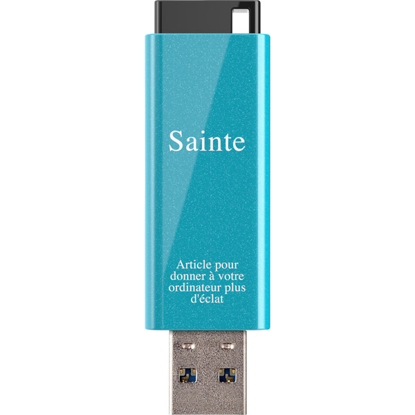 USB3.1(Gen1)対応 USBメモリー デザインモデル 128GB ブルー