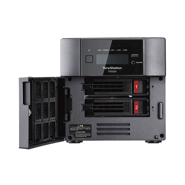 TeraStation TS5220DNシリーズ 2ドライブNAS 4TB