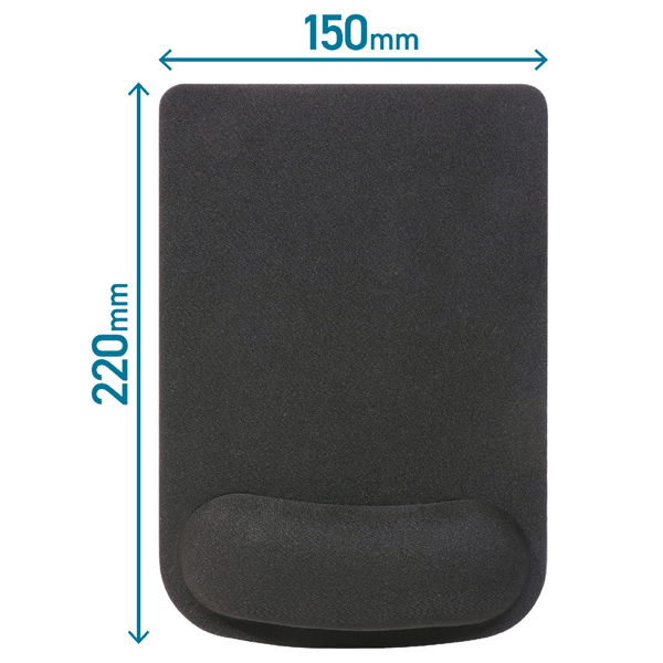 リストレスト付マウスパッド ネイビー