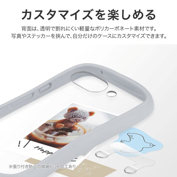 Google Pixel 9a 耐衝撃ハイブリッドケース 「ViAMO fly」 ライトグレー