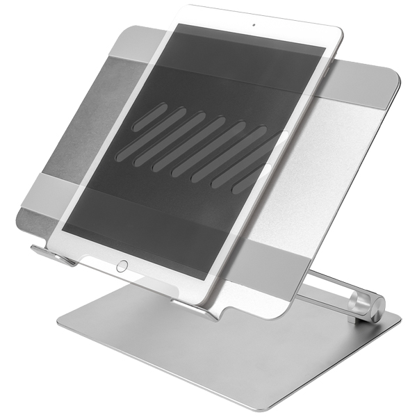 ノートPCスタンド/タブレットスタンド/PCST01シリーズ/アルミニウム/調整自由/ブラック