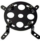 監視カメラハンガー（ドーム型）/パイプAセット/ブラック