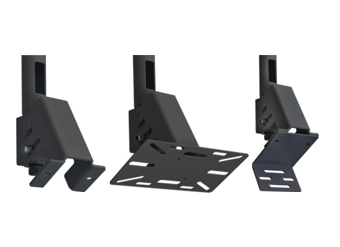 スピーカー天吊りハンガー/パイプDセット/ブラック