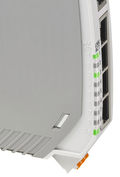 産業用イーサネットスイッチ/薄型イーサネットスイッチ/10・100Mbps/RJ45ポート×8