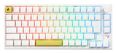 ガスケットマウント搭載 ゲーミングメカニカルキーボード （日本語キー/ホワイト）