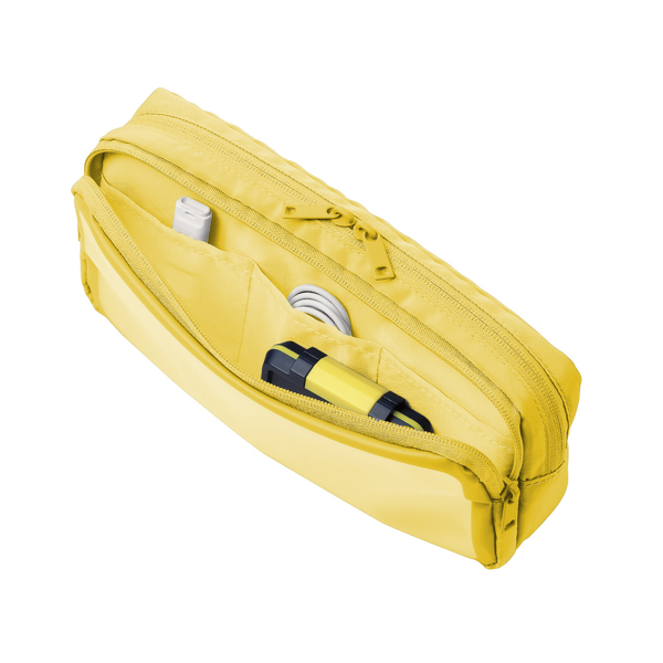 ナカ見え ガジェットポーチL イエロー