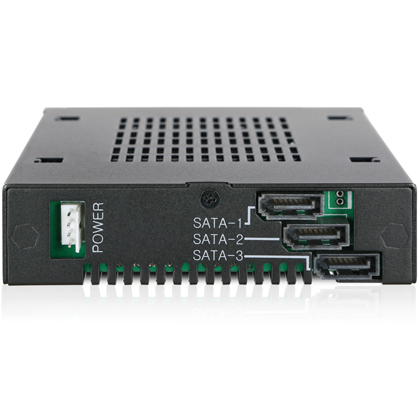 ICYDOCK　3x 2.5インチ SATA HDD / SSD 搭載用リムーバブルケース 3.5インチベイサイズ