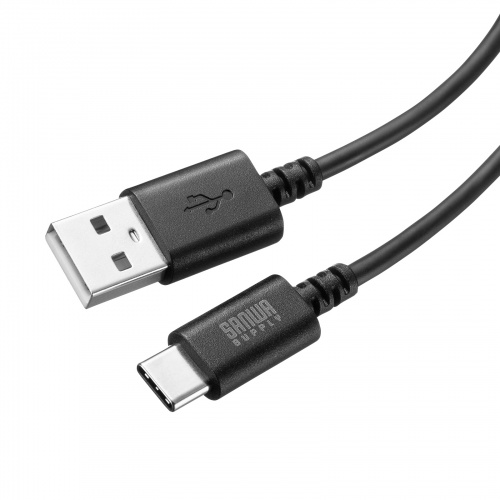 USB 2.0 Type-Cケーブル（C-A・0.5m・ブラック）