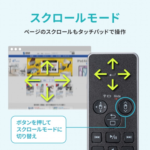 Bluetoothタッチパッドリモコン