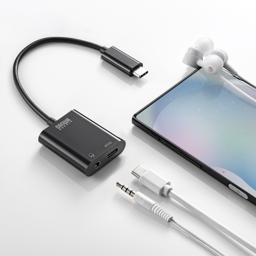 Type-Cオーディオ変換アダプタ（USB PD対応）