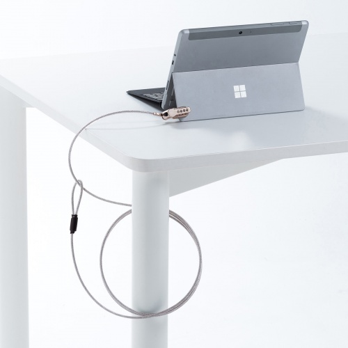 Surface用セキュリティワイヤー（ダイヤル錠タイプ）