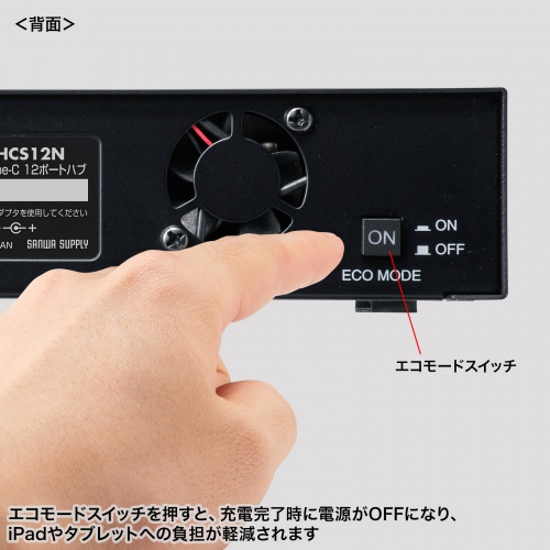 USB2.0 Type-C 12ポートハブ
