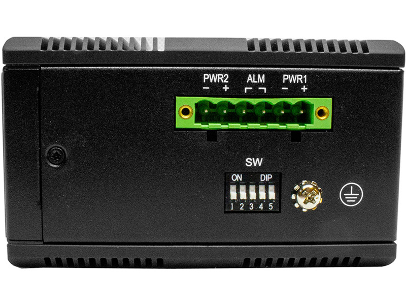 アンマネージド強化ギガビット イーサネット PoE++ スイッチ (4)10/100/1000Base-T PoE++ ポート + (1) 10/100/1000Base-T ポート + (1) 100/1000Base-X SFP スロット