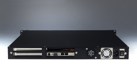 1U Rackmount Bare ATX Motherboard Chassis with 1 Slot Capacity 3 HDD Bays