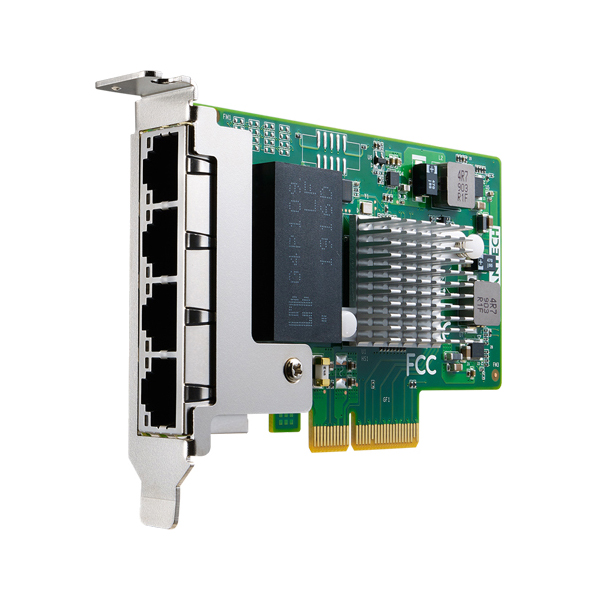Quad Port Copper Gigabit Ethernet PCI Express Server Adapter