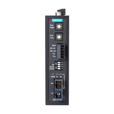 工業用RS-232C/422/485⇒マルチモード ファイバーコンバータ(STコネクタ)、Tモデル