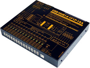 業務用大容量USB-HUB（USB2.0） 14ポート（1ポート1A/最大5V-13A） AC100～240V仕様