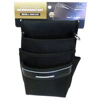 ＷＭ　腰袋　３段　黒　ＷＭＫ－０１Ｂ