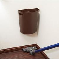 壁掛けダストボックス　メルナ　チョコブラウン×２