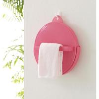 ソフトバケツ（フタ付き）ピンク