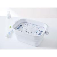 折りたためるつけ置き洗いバケツ　ホワイト