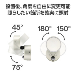 ＬＥＤセンサーライト　屋外　ソーラー　太陽光発電