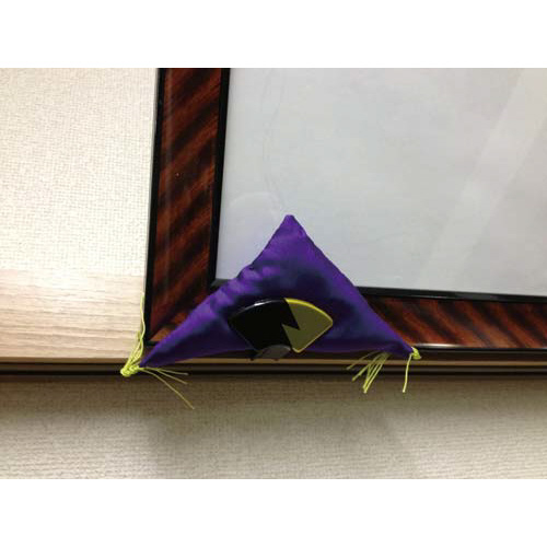 額フトン　大　紫色　１組（２個入）