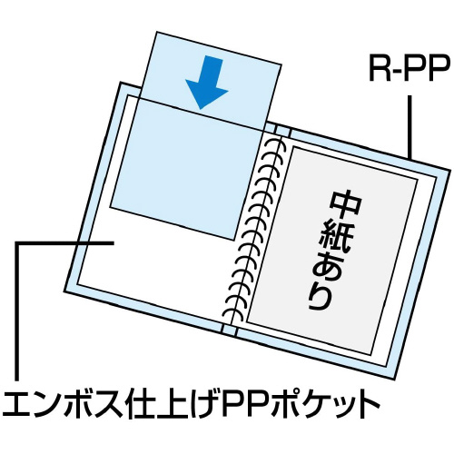 クリヤーブック替紙式　黄　Ａ４縦背幅２７ｍｍ