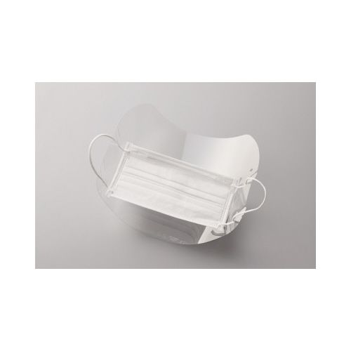 フェイスシールド　マスク装着タイプ　１０枚入×５０