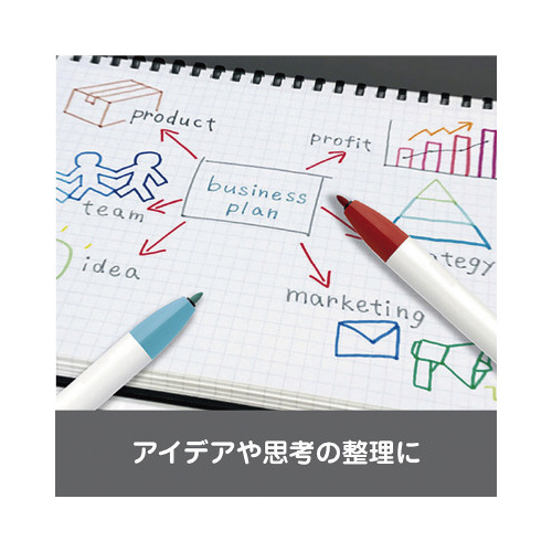 水性ペン　クリッカート　グリーンブラック