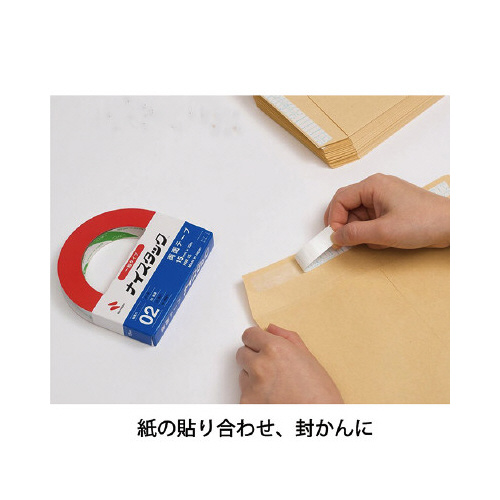 ナイスタック紙両面テープ　１５ｍｍ×６ｍ　１０巻