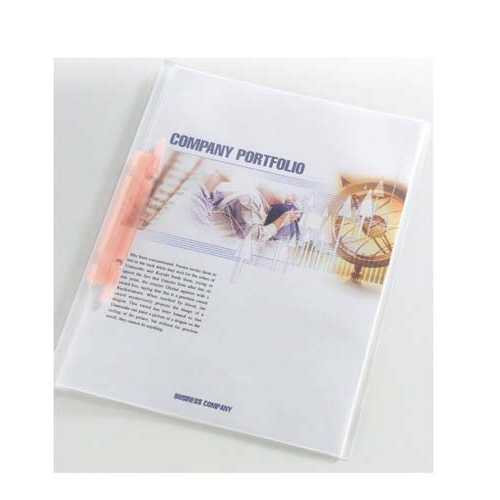 ルーパーファイル　背幅６ｍｍ　Ａ４縦　乳白　２５冊