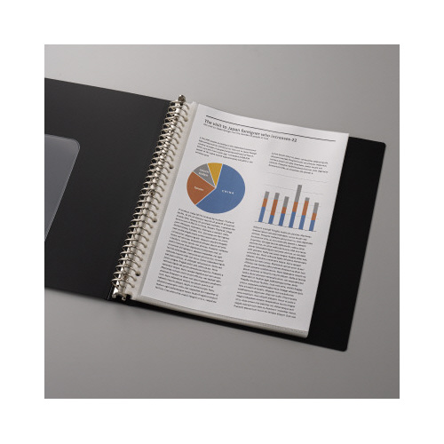 クリヤーブックリフィル　３０穴　厚口　２００枚