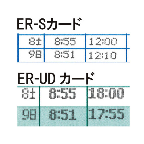 タイムカード　ＥＲ－Ｓカード　青　１００枚