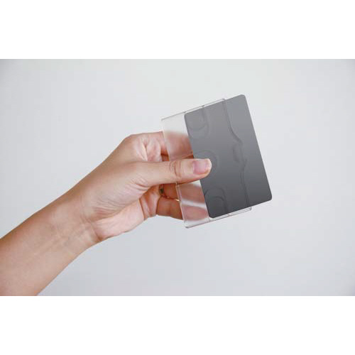 リール式吊下げ名札ハードタイプ黒