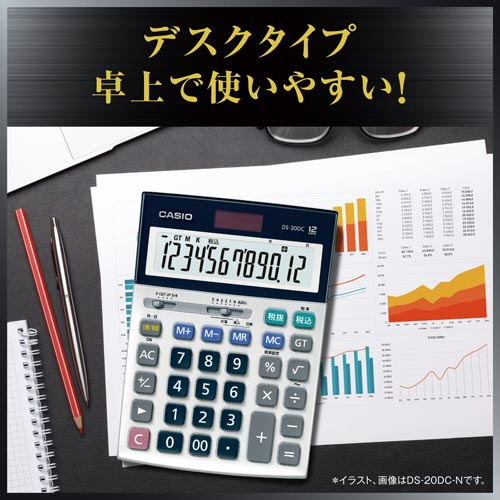本格実務電卓　ＤＳ－２０ＤＣ－Ｎ