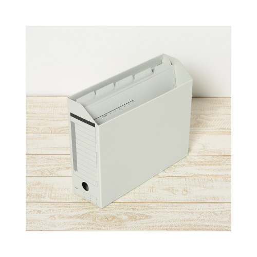 １／５カットフォルダーカラー　Ａ４　灰　５枚