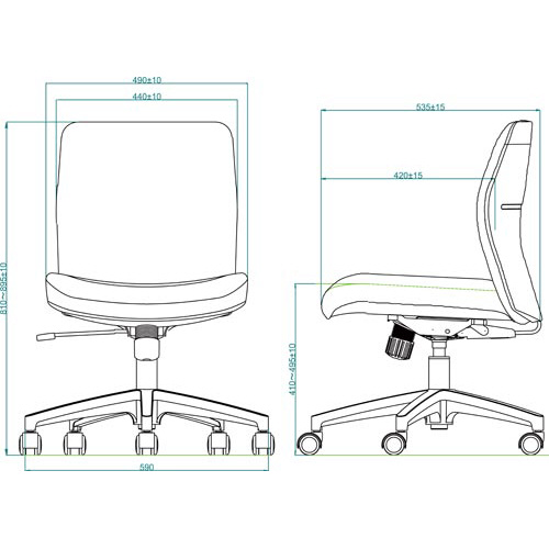 スペキュラー２肘なしブラック