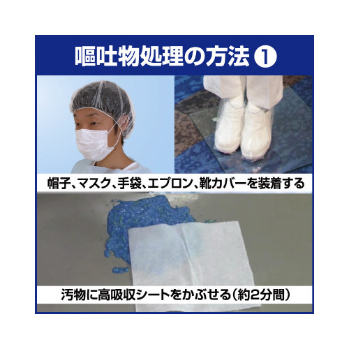 かんたん汚物処理キット　長袖タイプ