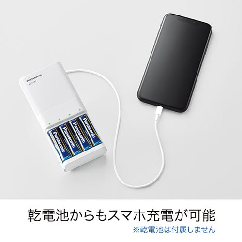 ＵＳＢ入出力付　電池式急速充電器　単品