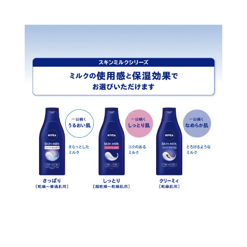 ニベア　スキンミルク　しっとり