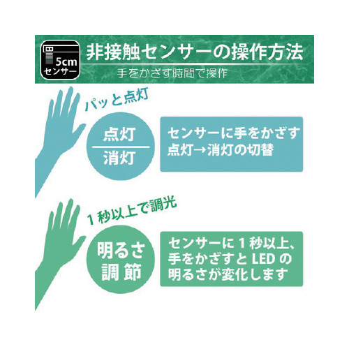 ＵＳＢ　ＬＥＤＢＡＲライト　非接触センサー３０ｃｍ