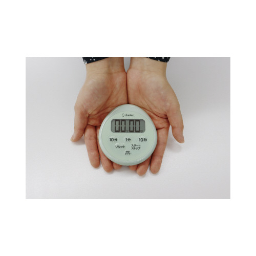 時計付防水タイマー　グリーン